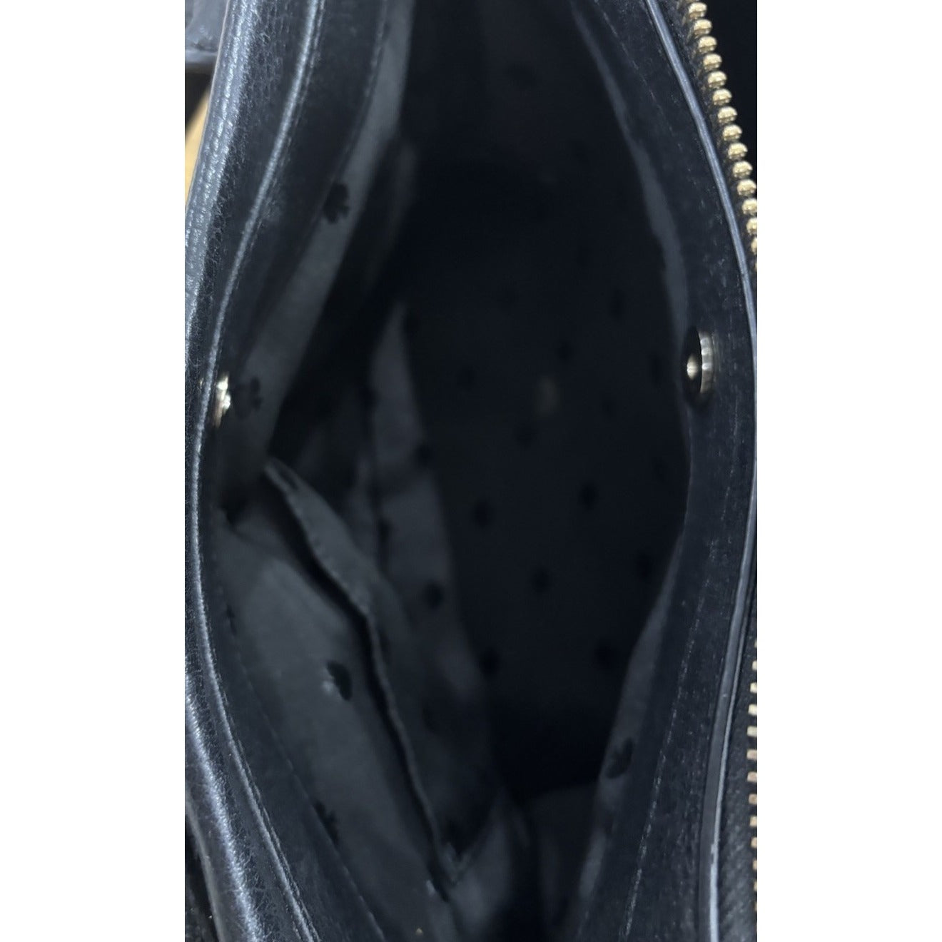 Kate Spade Large Black Leather Maryam Palmer Drive Bag Wkru5218