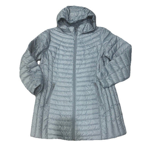 32 Heat Woman’s Size XL Light Blue Long Packable Down Jacket