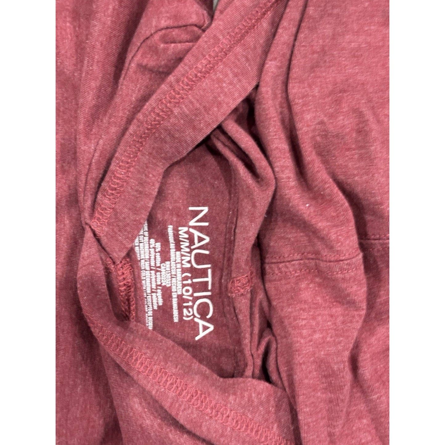 Nautica Boys Long Sleeve Shirt T-shirt Hoodie Size M