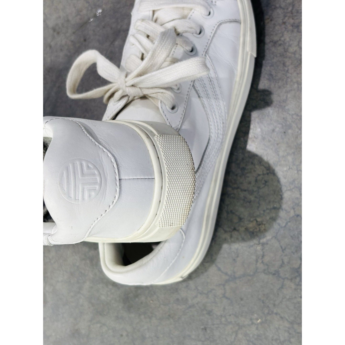 TORY BURCH SPORT white leather Sneakers Size 5.5