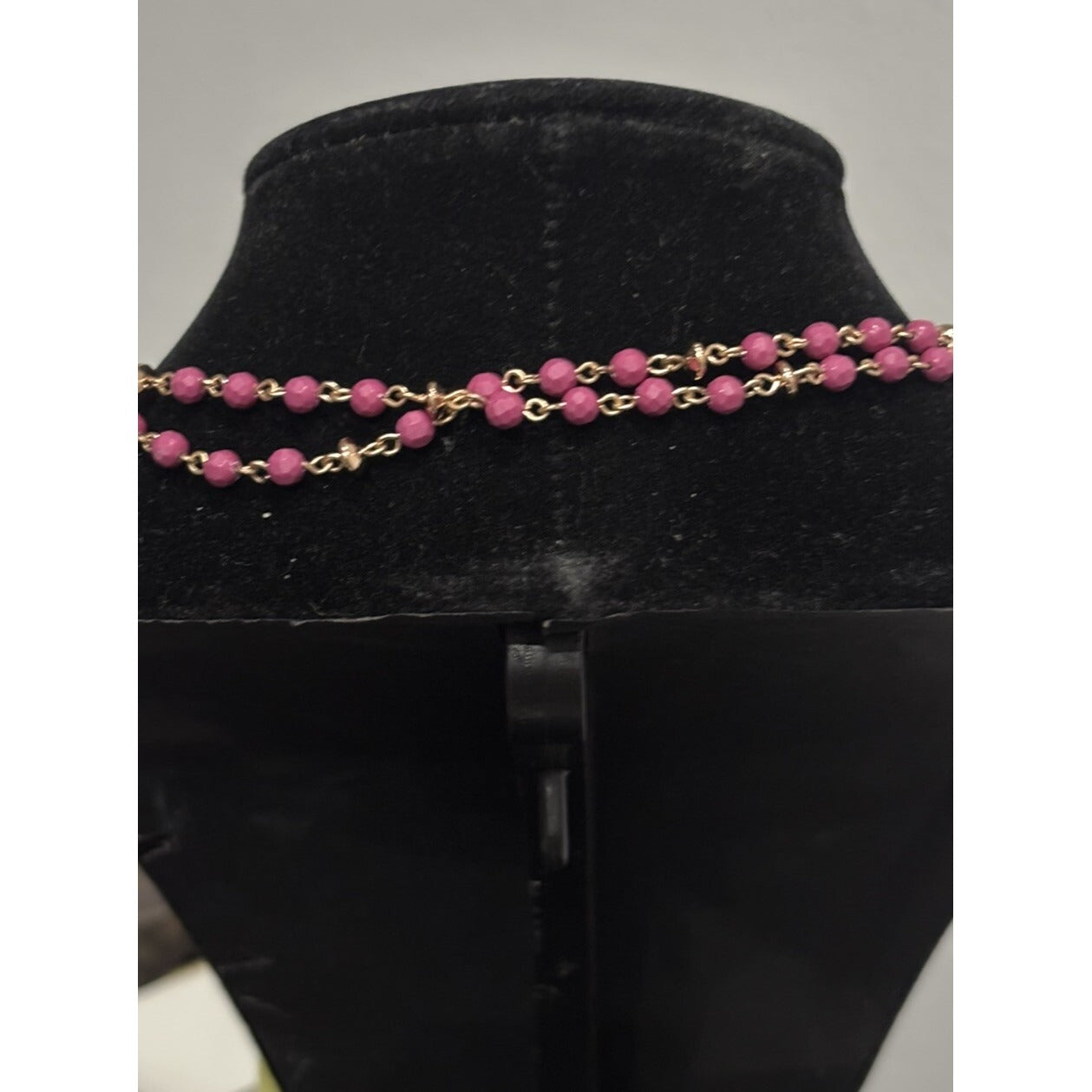 Vera Bradley Pink And Gold Long Feather Necklace NWT