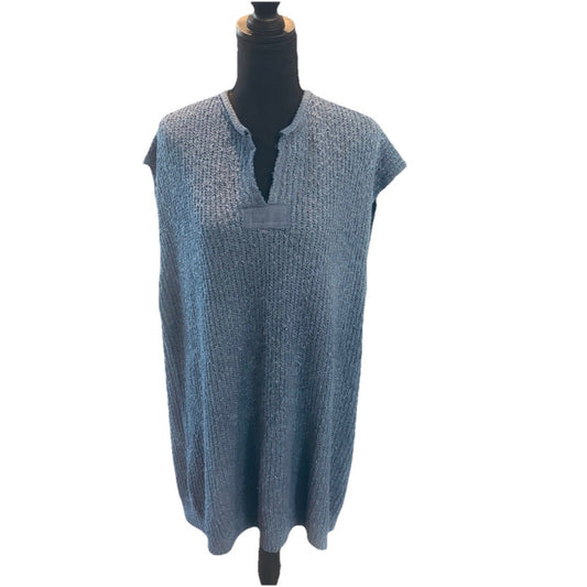 Illa Illa Sleeveless Blue Sweater Dress Size Medium
