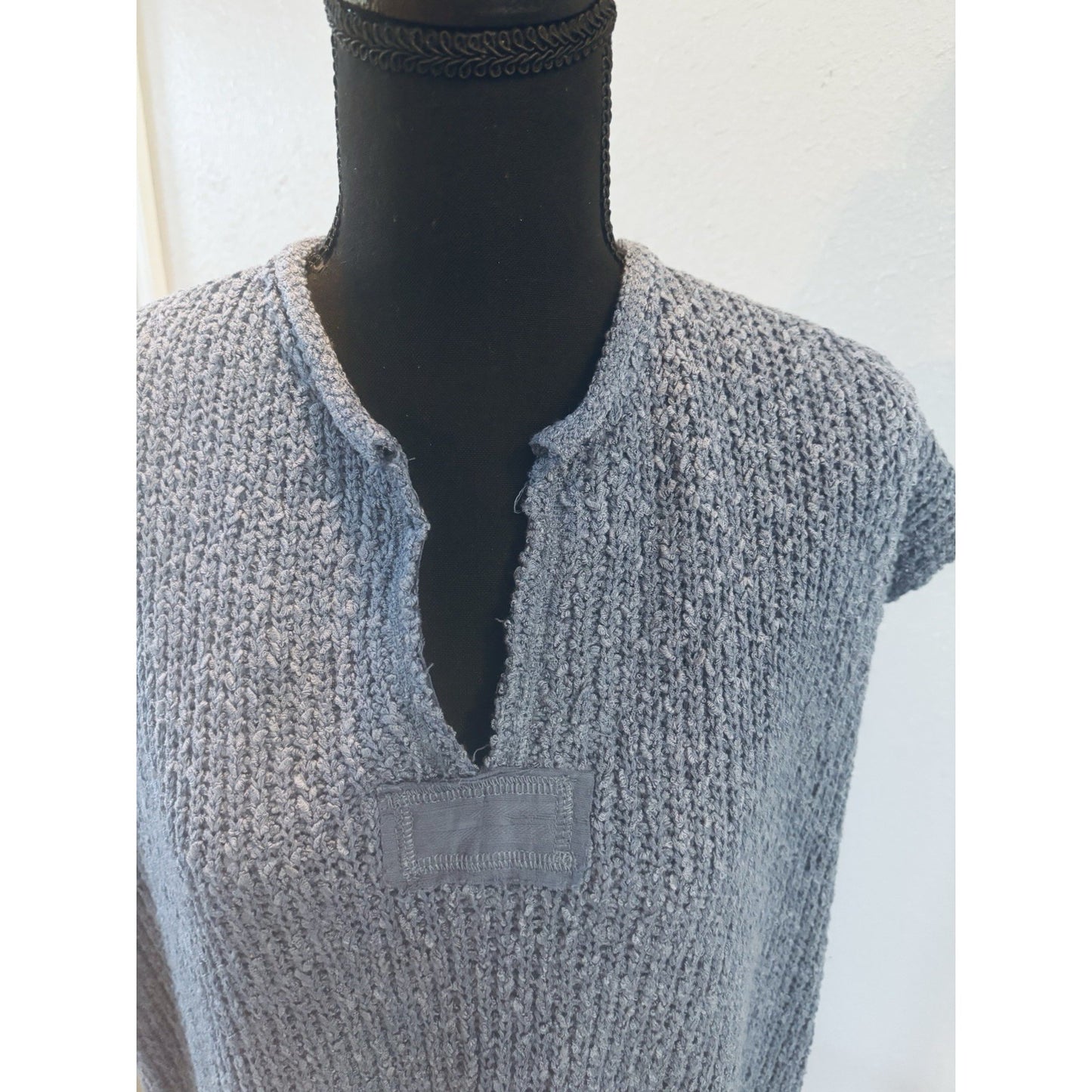 Illa Illa Sleeveless Blue Sweater Dress Size Medium