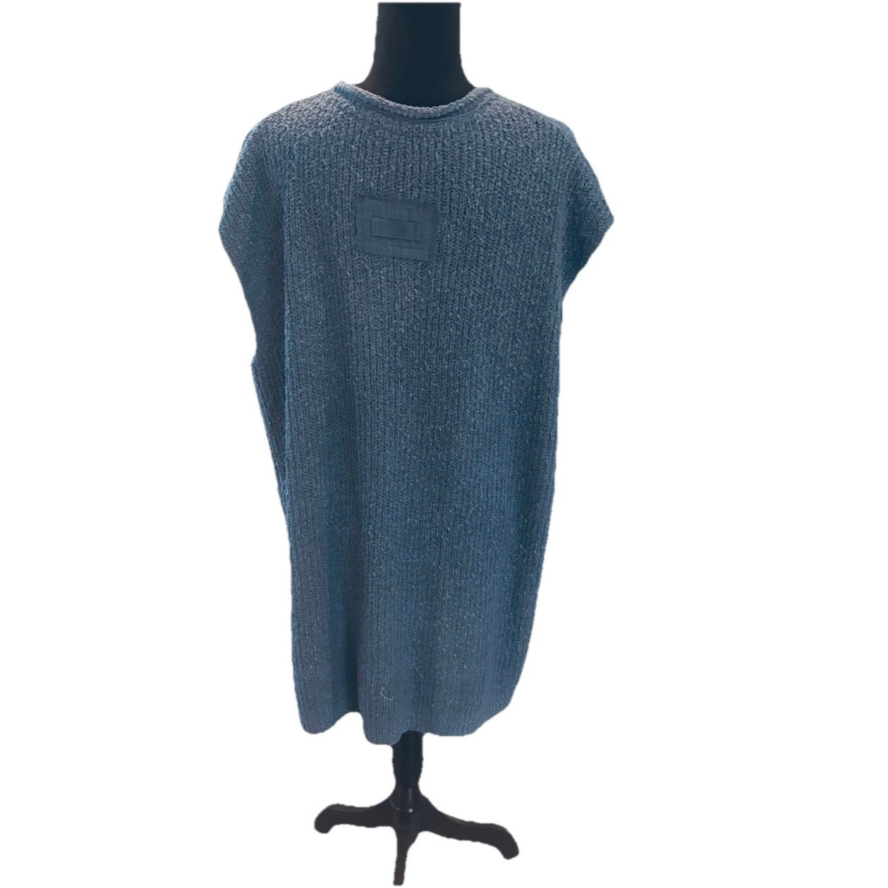 Illa Illa Sleeveless Blue Sweater Dress Size Medium