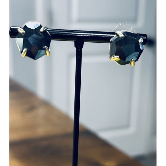 Kendra Scott Ryan Earrings Gold With Pyrite