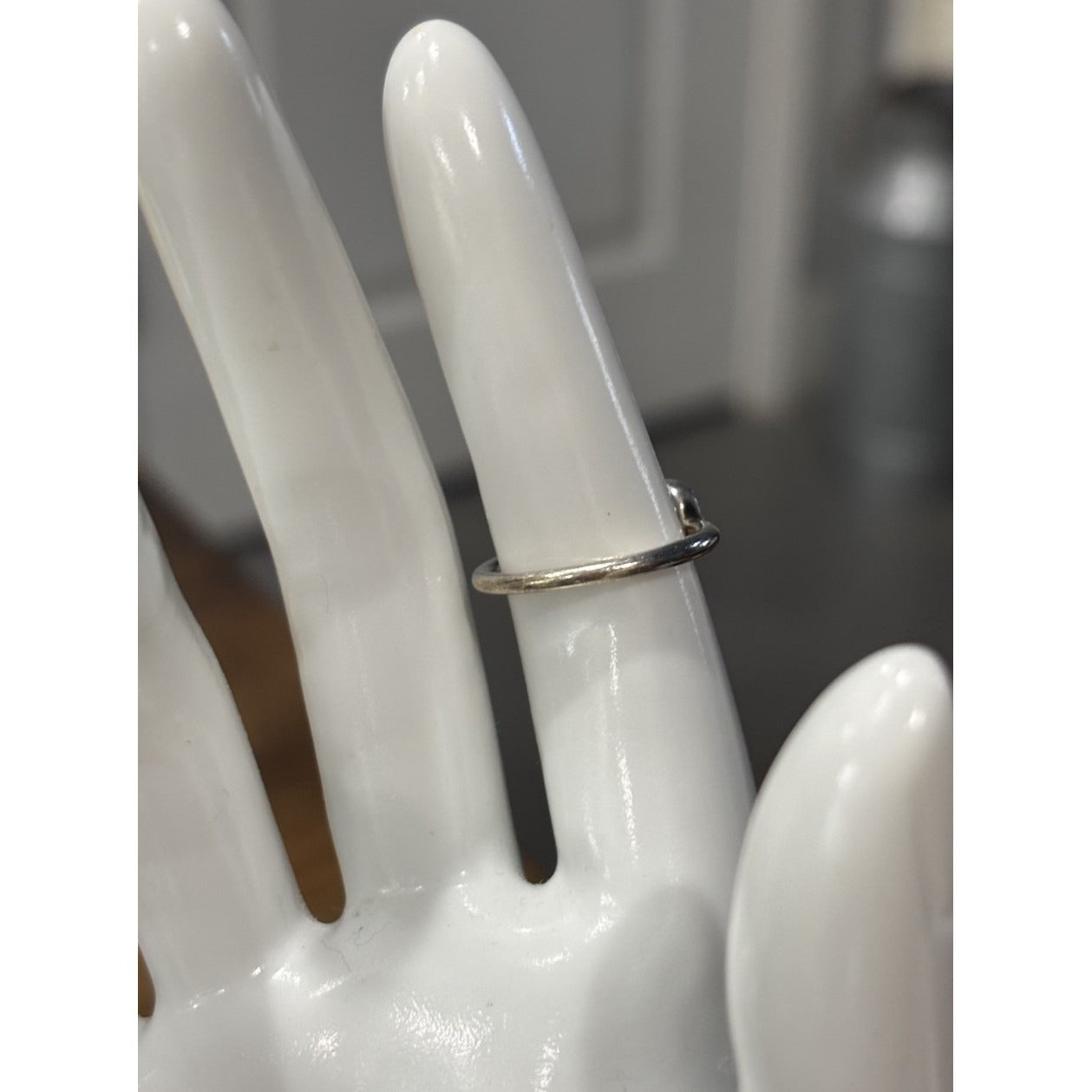 AUTH PANDORA SS CZ SZ 6 52 BE MY VALENTINE RING #190861CZ