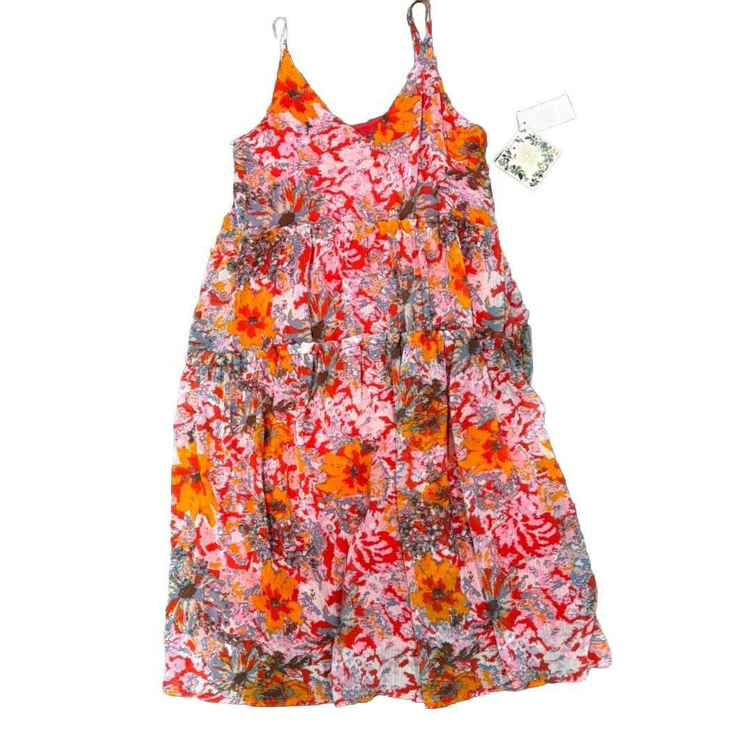 NWT Chelsea & Violet Midi Boho Floral Girls Dress Size Large