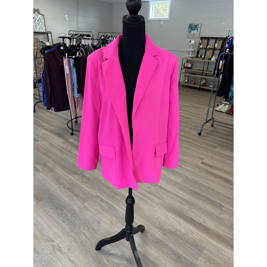 Steve Madden Hot Pink Payton Blazer/Jacket Size Large