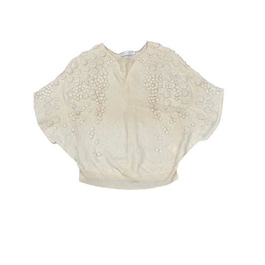 Anne Fontaine Sweater Cream Size 38 US Size 10 Laine Wool