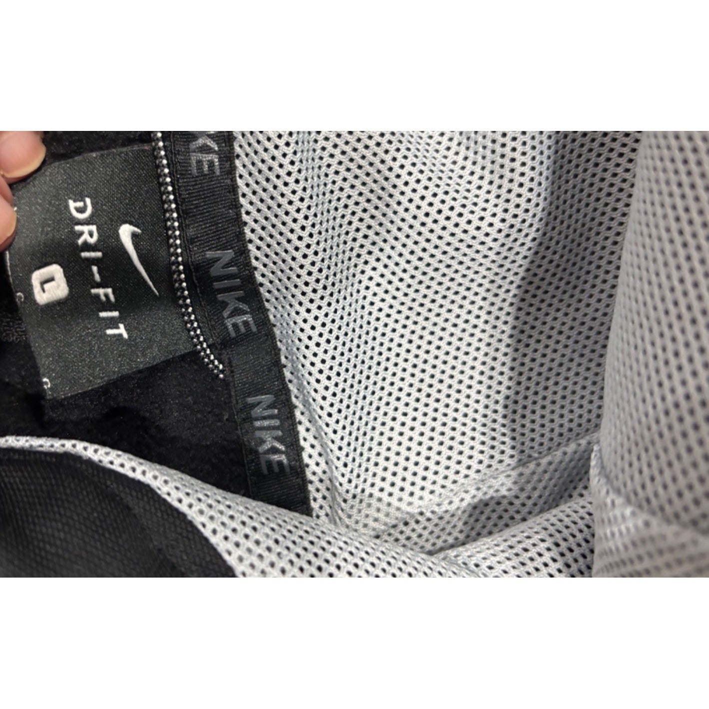 Nike Boys Dri-Fit Black Hoodie Jacket With Hood & Logo Design