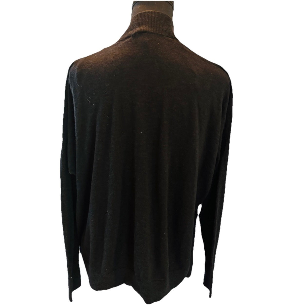 GAP Women Open-Front Cardigan in Black Size Medium