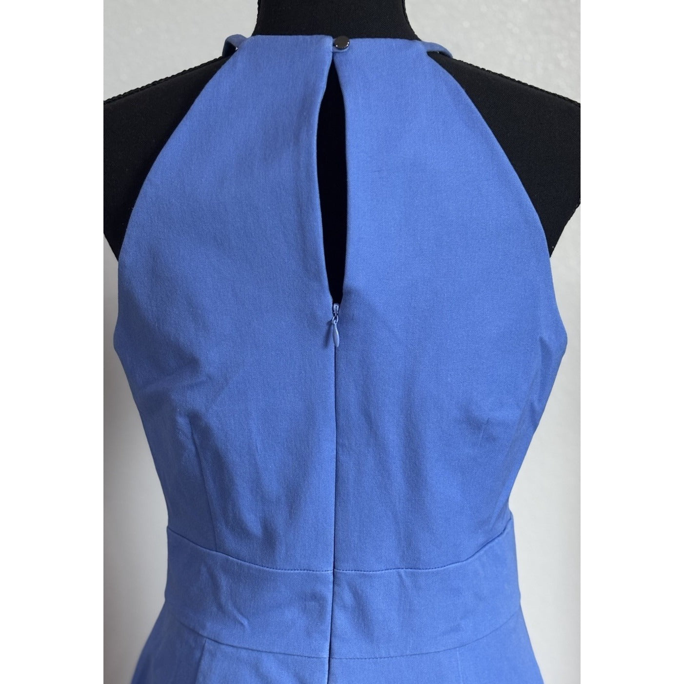 Banana Republic Bi-Stretch Racer-Neck Sheath Dress Blue Size 8