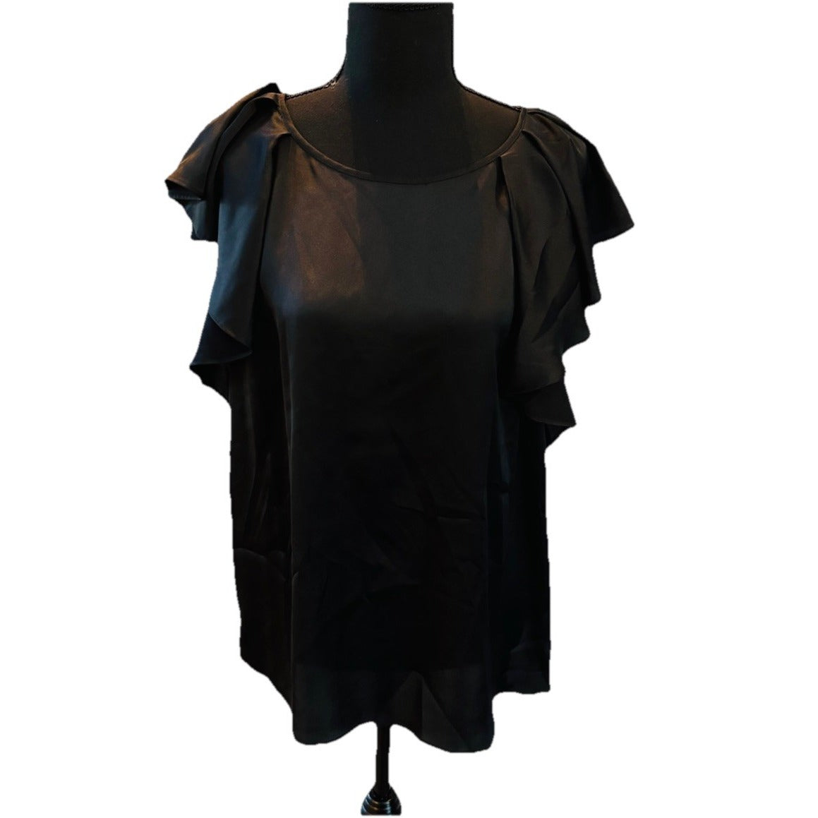 Worthington Black Blouse Size Medium