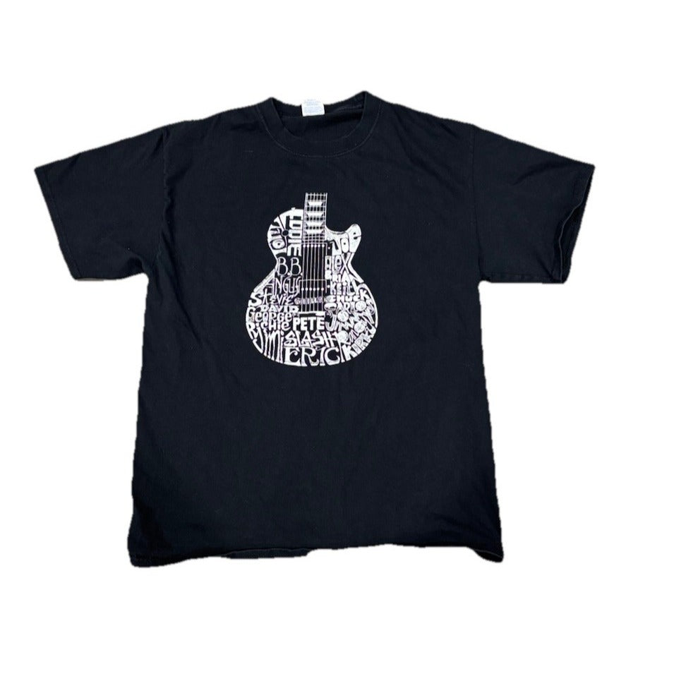 Men’s Pop Art Head Guitar Tshirt Size Medium