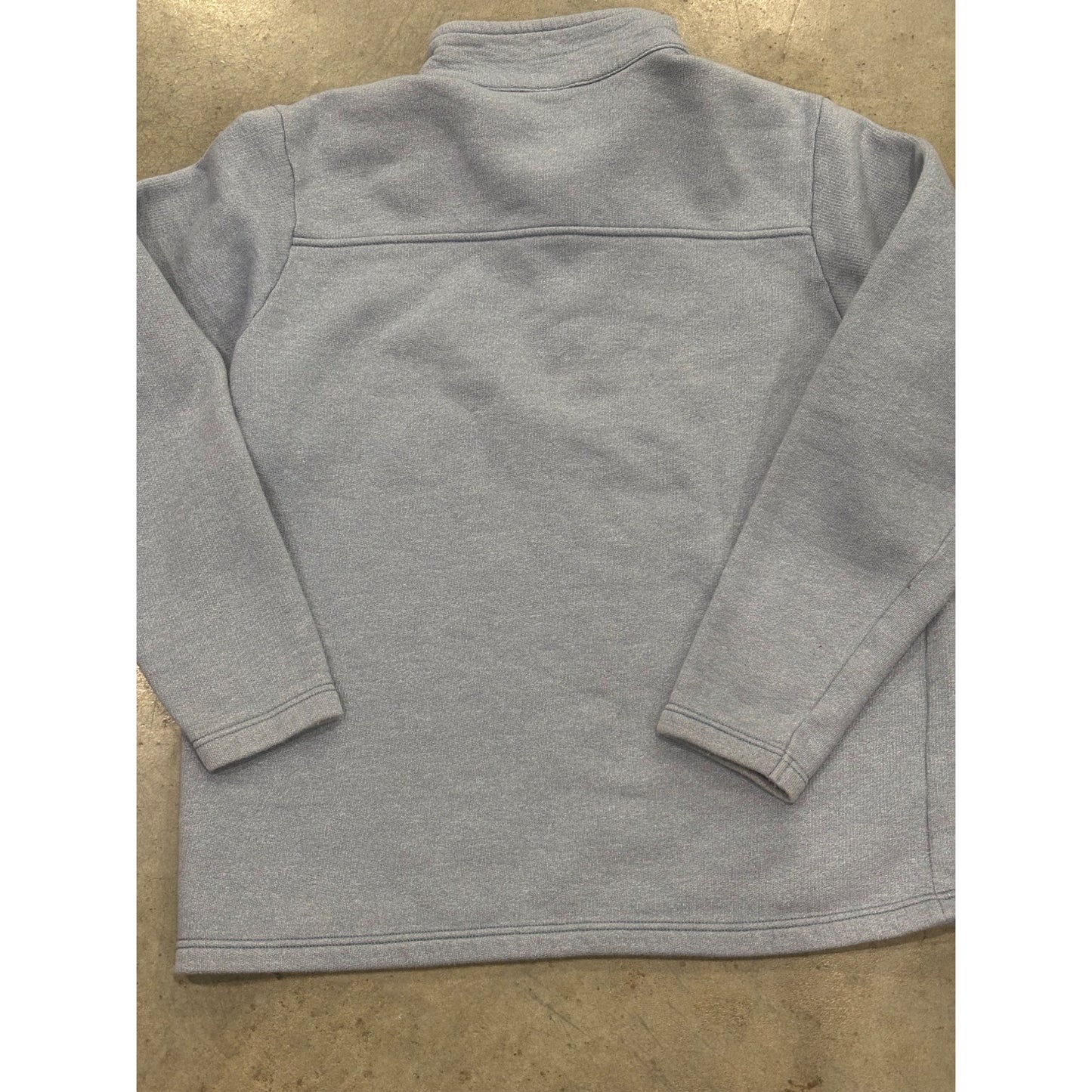 Columbia Mens 1/4 Zip Pullover Fleece Jacket Size XL Light Blue