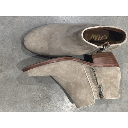 Sam Edelman Petty Women's Tan Putty Suede Ankle Bootie Size 6