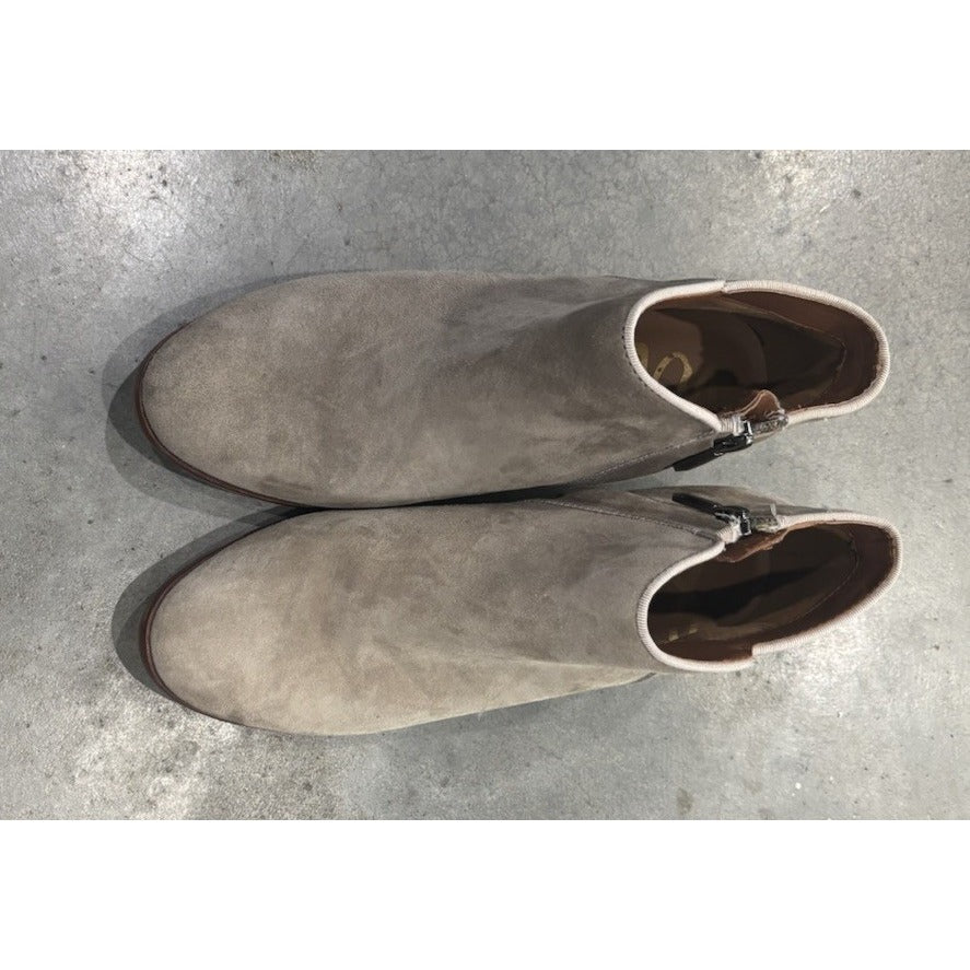 Sam Edelman Petty Women's Tan Putty Suede Ankle Bootie Size 6