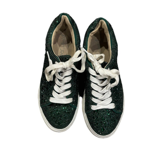 Betsy Johnson Sidney Emerald Platform Sneakers Size 5.5