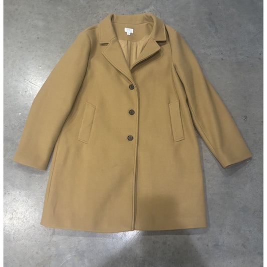 Time And Tru Woman’s Faux Wool Boyfriend Trench Coat Size XL