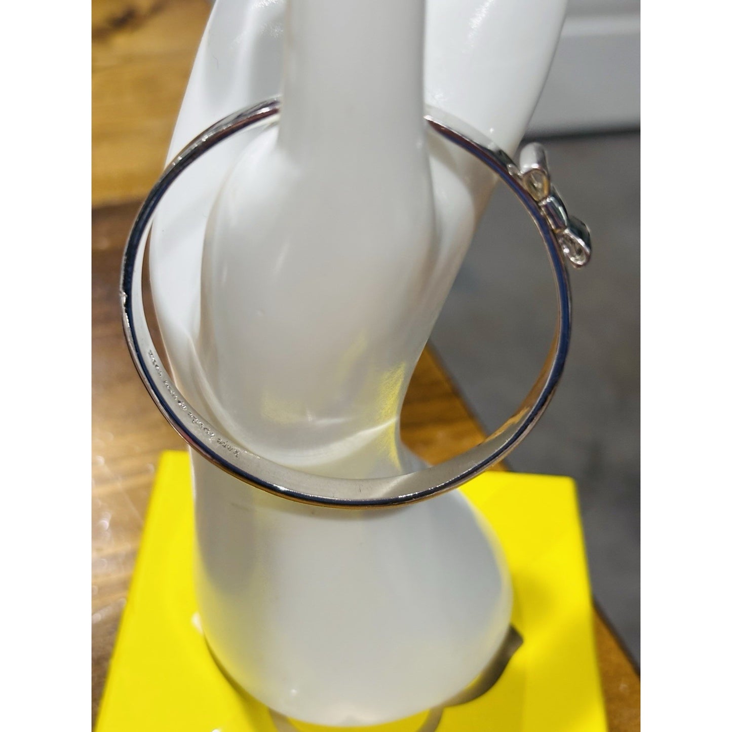 Kate Spade New York Take A Bow Bangle Bracelet, Silver