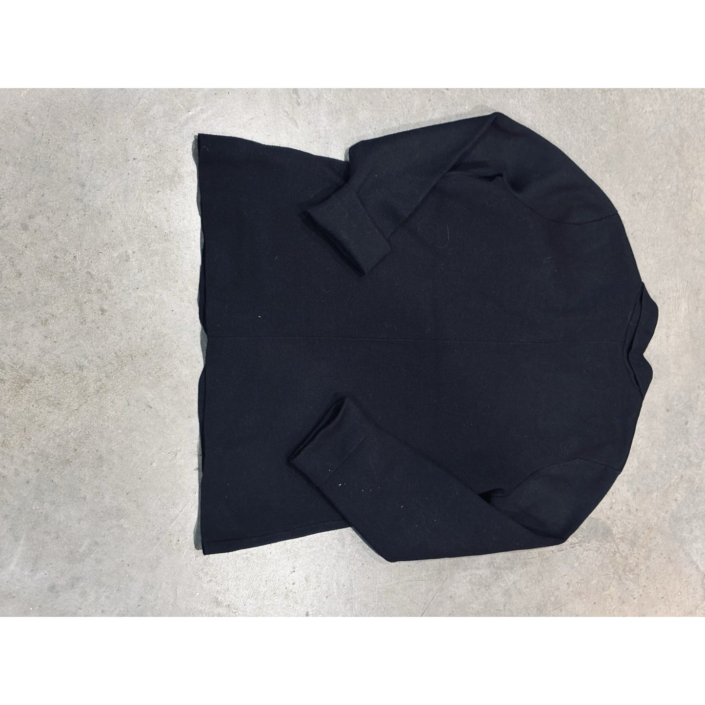 Tahari Size L Cardigan Sweater Jacket buttons long sleeves black 3683