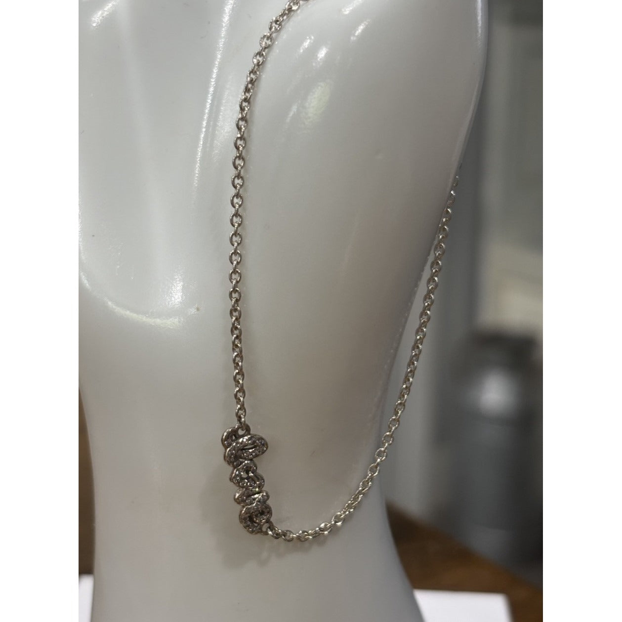 Pandora S925 Signature Of Love Bracelet 7 Inches