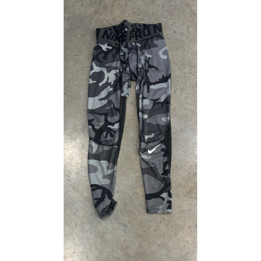 Nike Pro Men's Dri-Fit [Black & Gray Camo] Compression Capri Size (S)