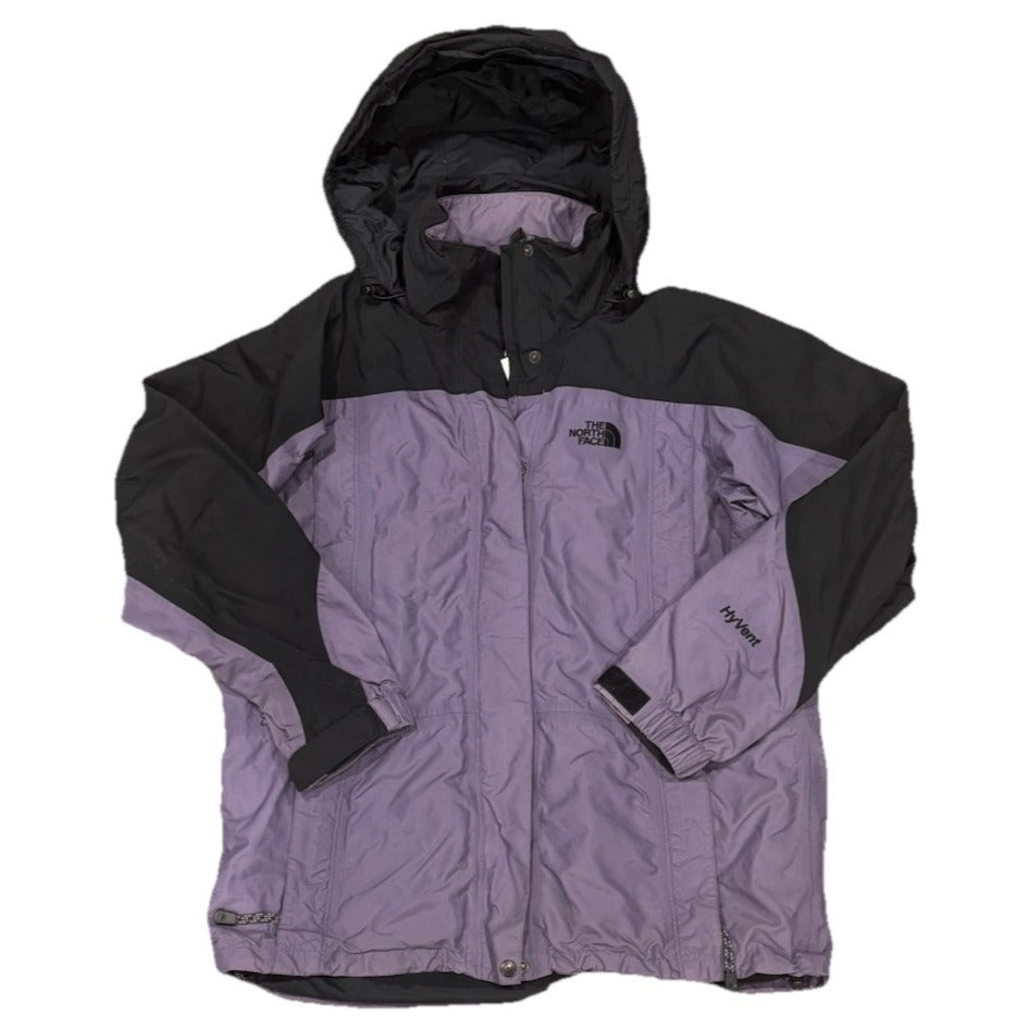 The North Face Purple And Black Hyvent Jacket Size Large