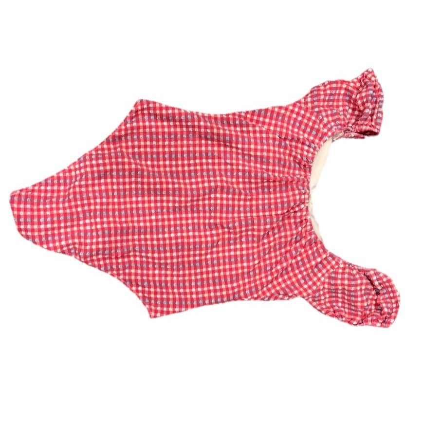 Aerie Off The Shoulder Plaid Bathing Suit XL