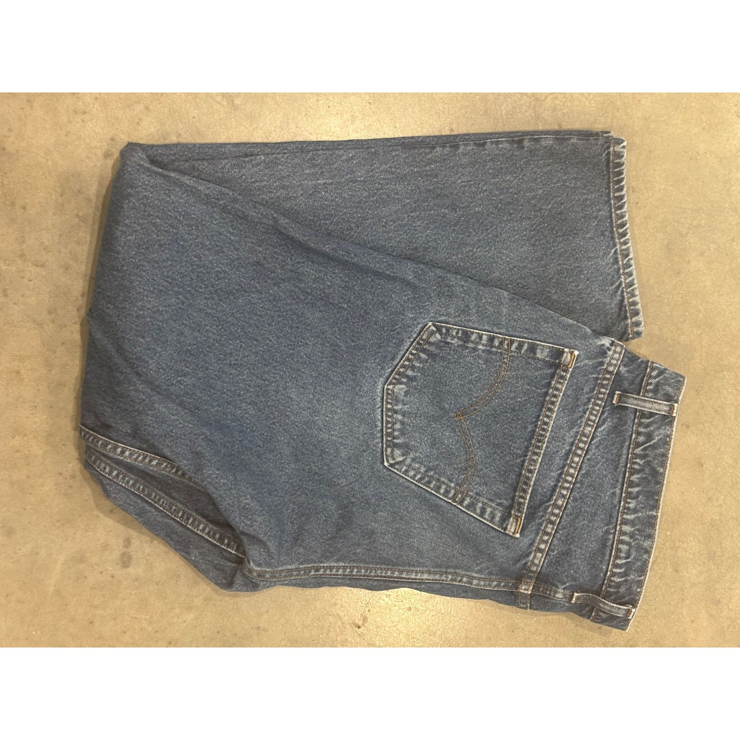 Levis 505 Regular Fit Blue Denim Jeans W42 L34