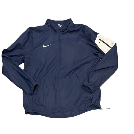 Nike 3/4 Zip Navy Light Weight Windbreaker Size Large