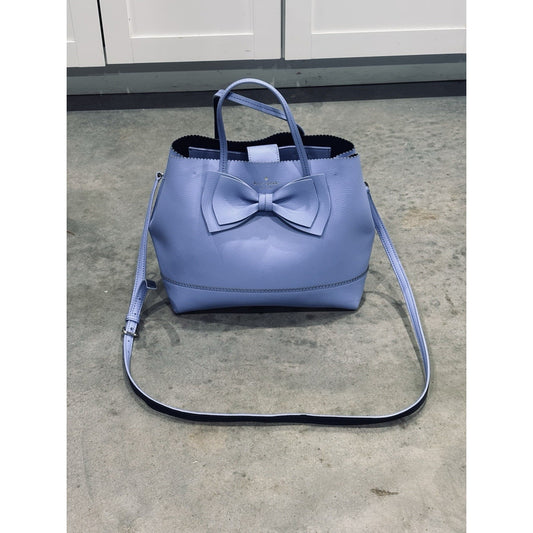 Kate Spade Vanderbilt Giorgia Purse In Periwinkle Bow