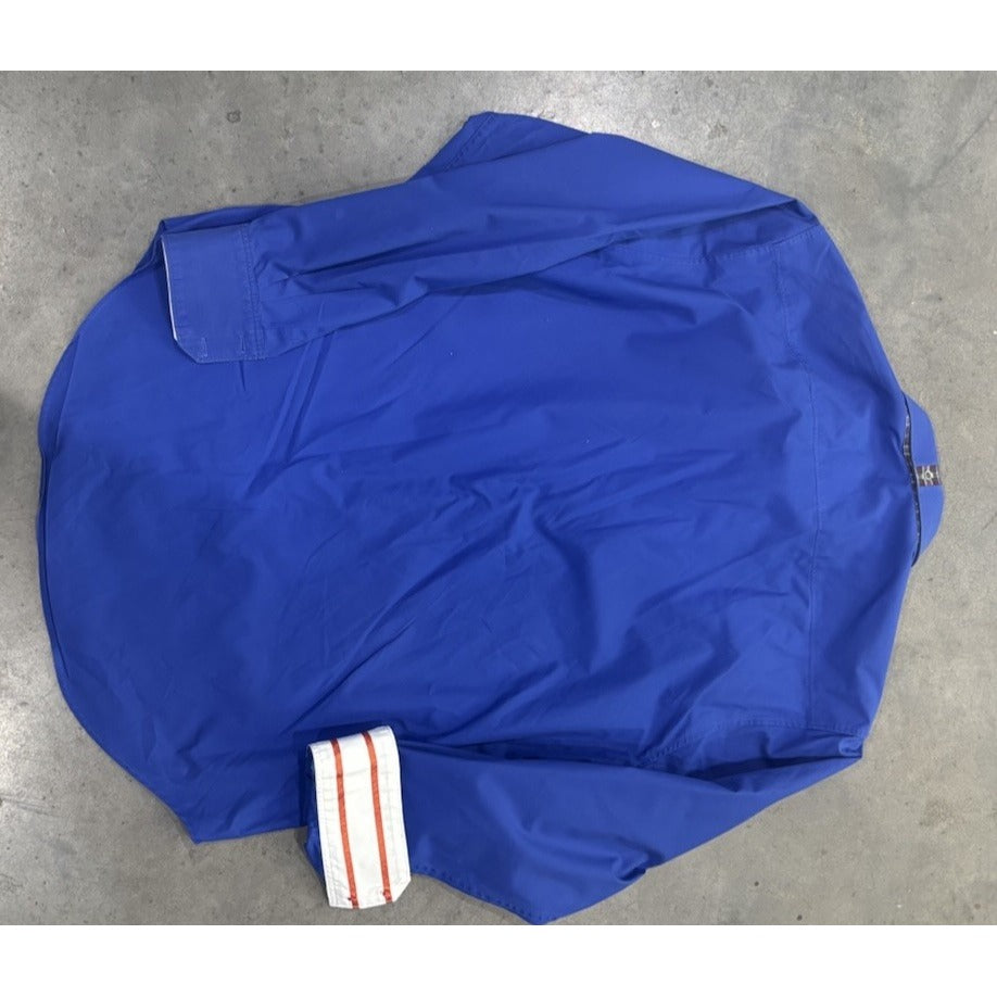 Robert Graham Blue Long Sleeve Button Down Shirt Mens Size M