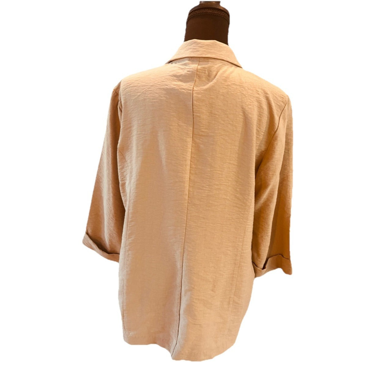 Maurice’s Open Front Blazer Tan Size Large