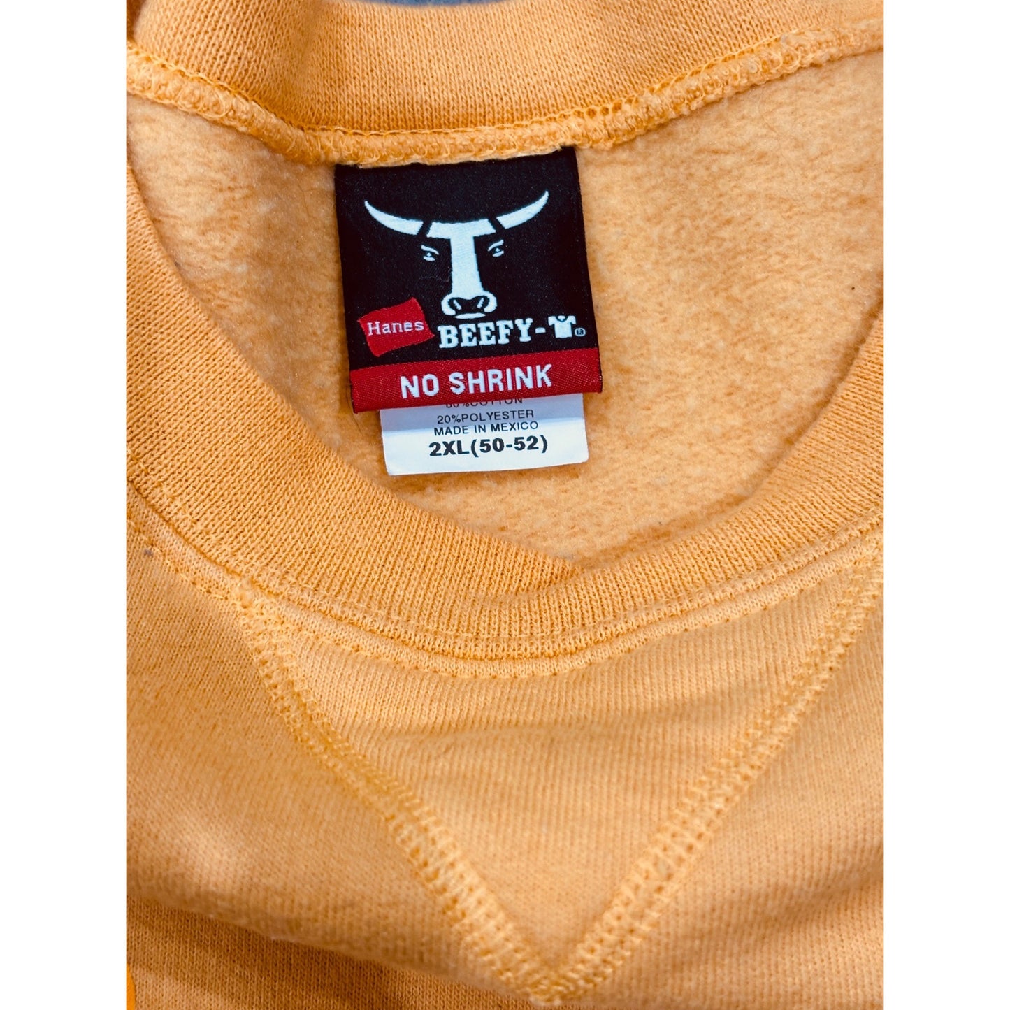 Hanes Beefy-T 2XL Jackets Sweatshirt Made In Mexico