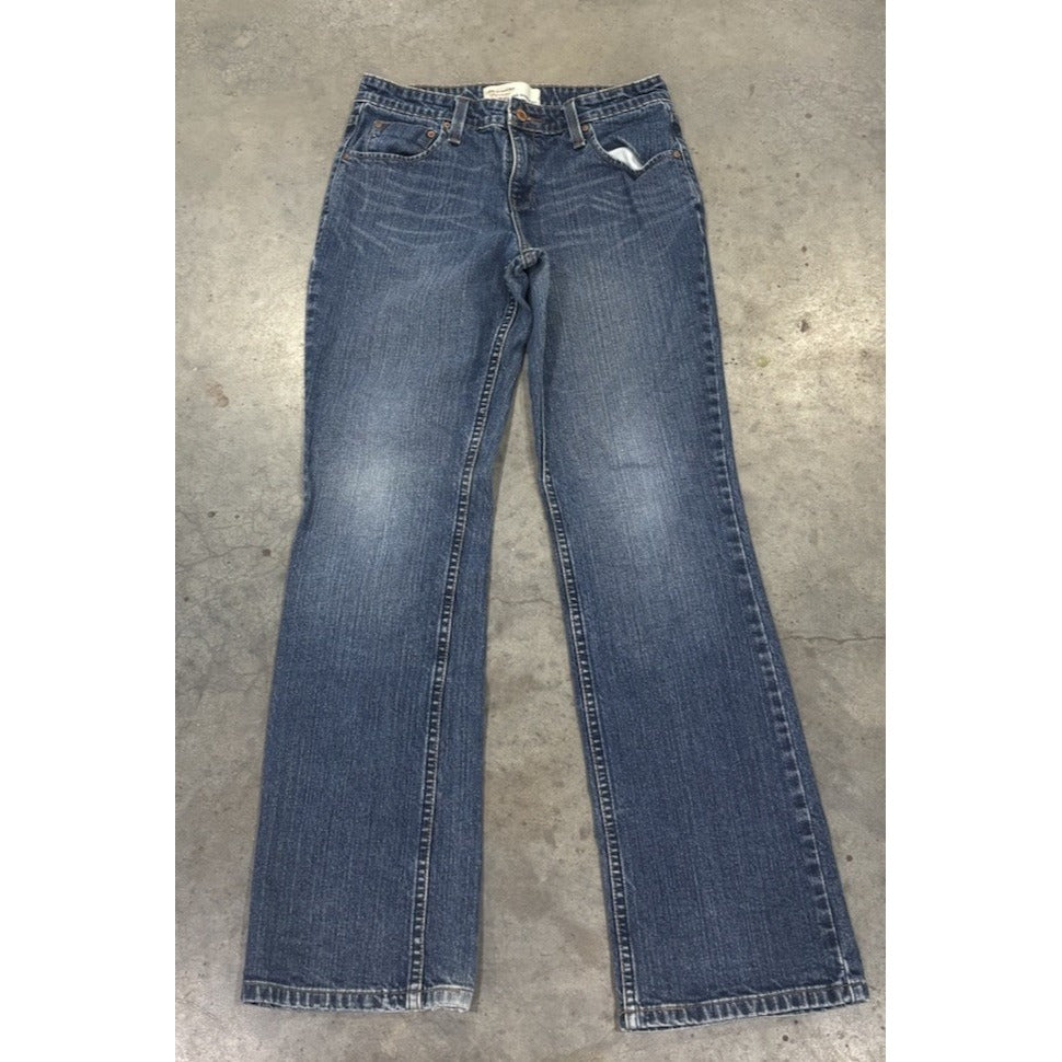 Levis Strauss Bootcut Jeans Womens Size 6 Blue Light Wash Mid Rise Denim Zip