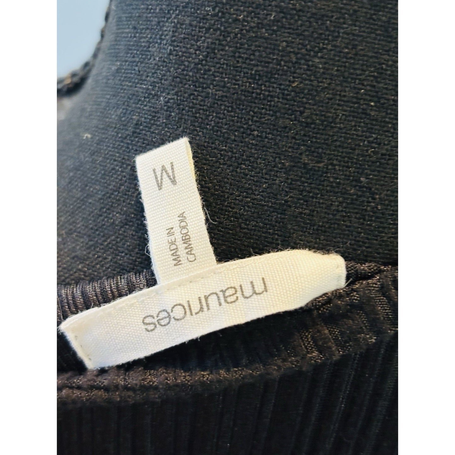 Maurices Womens Medium M Black Long Sleeve Duster Cardigan Open Lightweight...