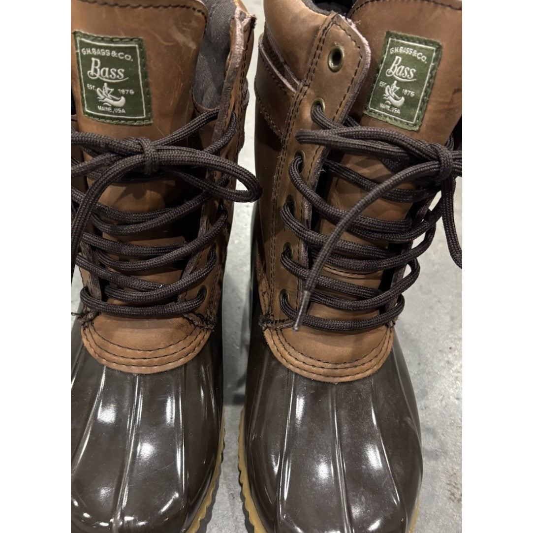 G.H. Bass & Co. Bass Brown Harlequin Duck Boots Size 7