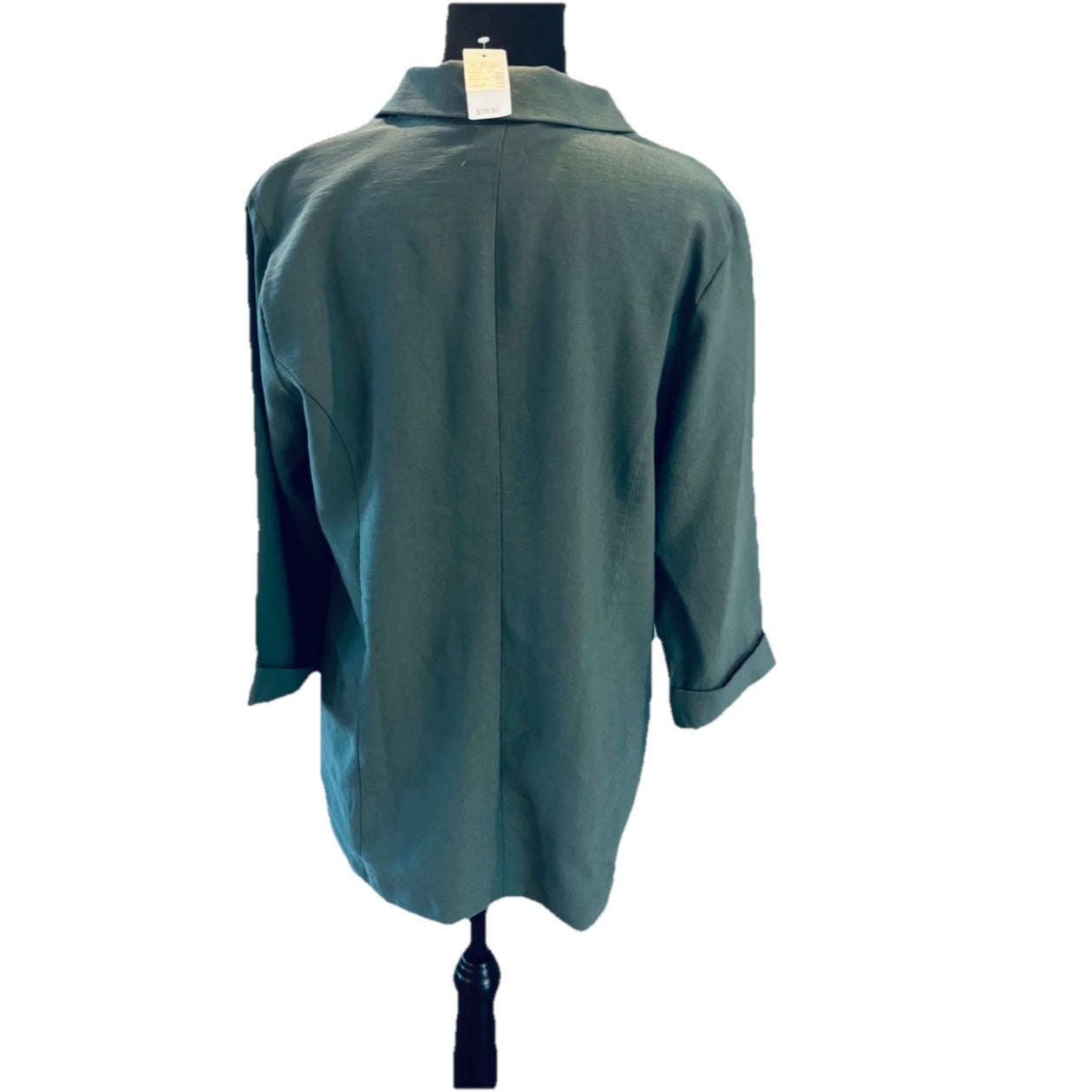 Maurice’s Open Front Blazer Sage Green Size Large