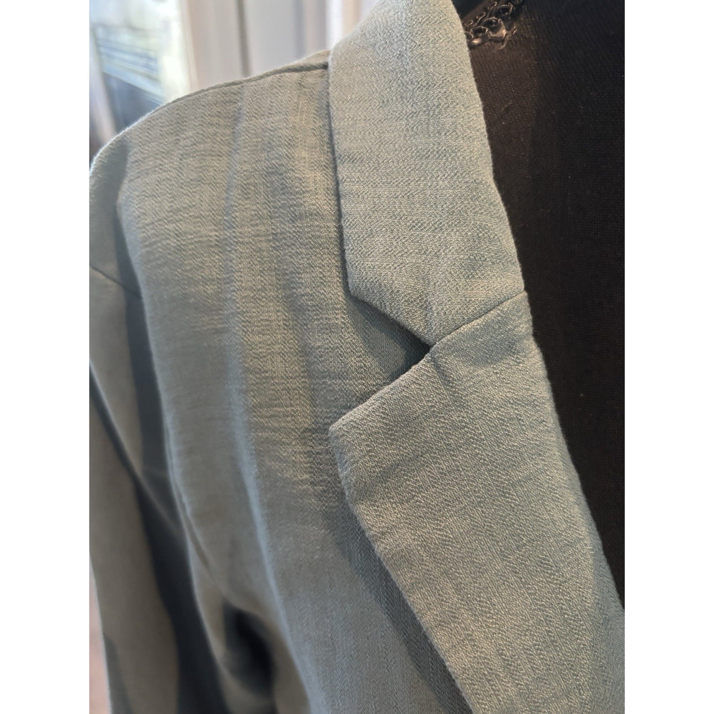 Maurice’s Open Front Blazer Sage Green Size Large