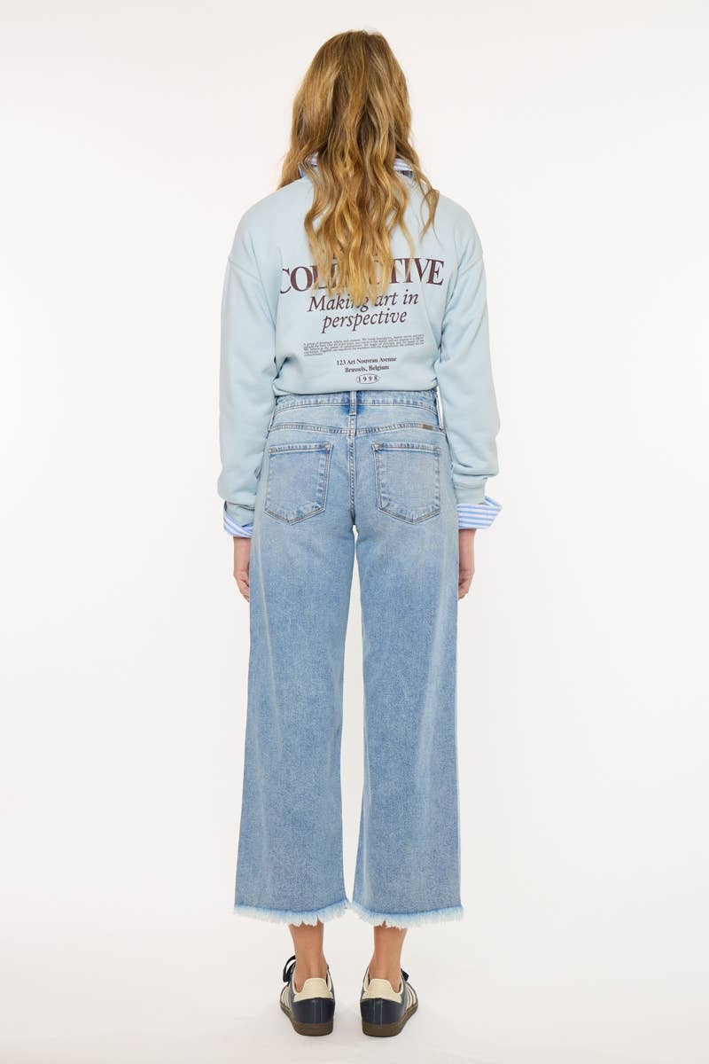 Kan Can CRATER MID RISE CROP WIDE-KC20116L