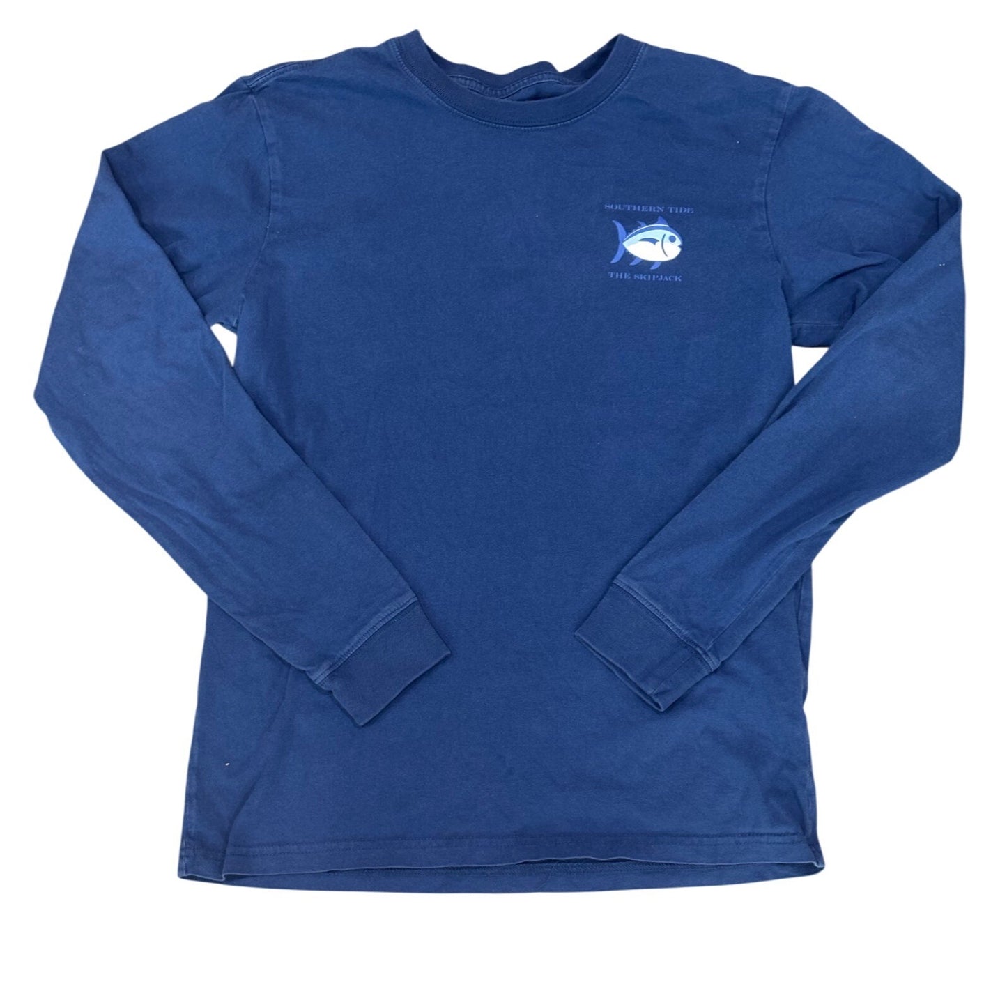 Southern Tide boys Blue Long Sleeve T-Shirt XL 100% Cotton