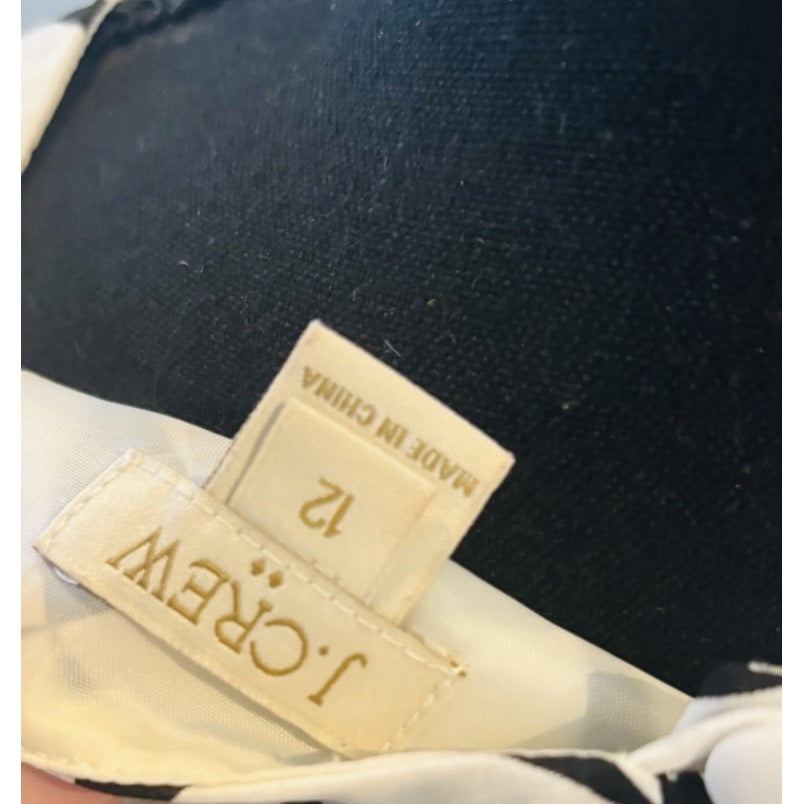 J.Crew Women's Long Sleeves Dress Boat Neck Knee Length Size 12