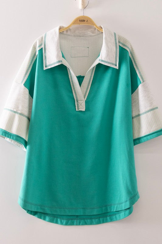 Very J Oversized Sleeve Casual Knit Top