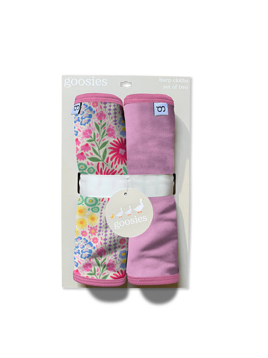 Goosies Flower Fields - Burp Cloth Set