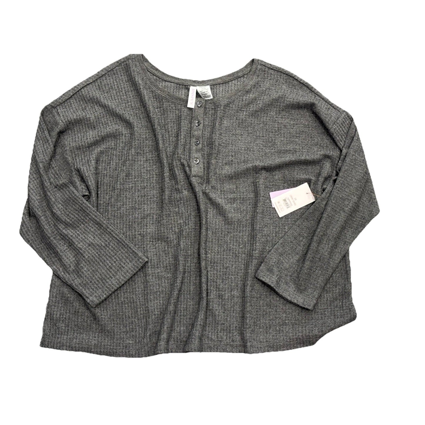 Womens Joyspun Size 2X 18W-20W Ladies Texture Top NWT