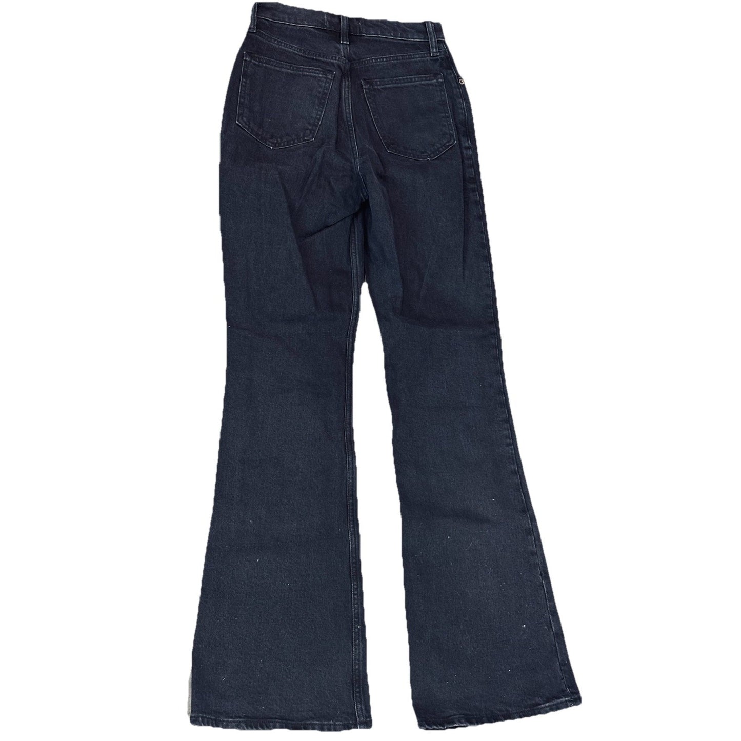 Women’s Abercrombie & Fitch Black High Rise Ankle Flare Jeans Size 25 Long