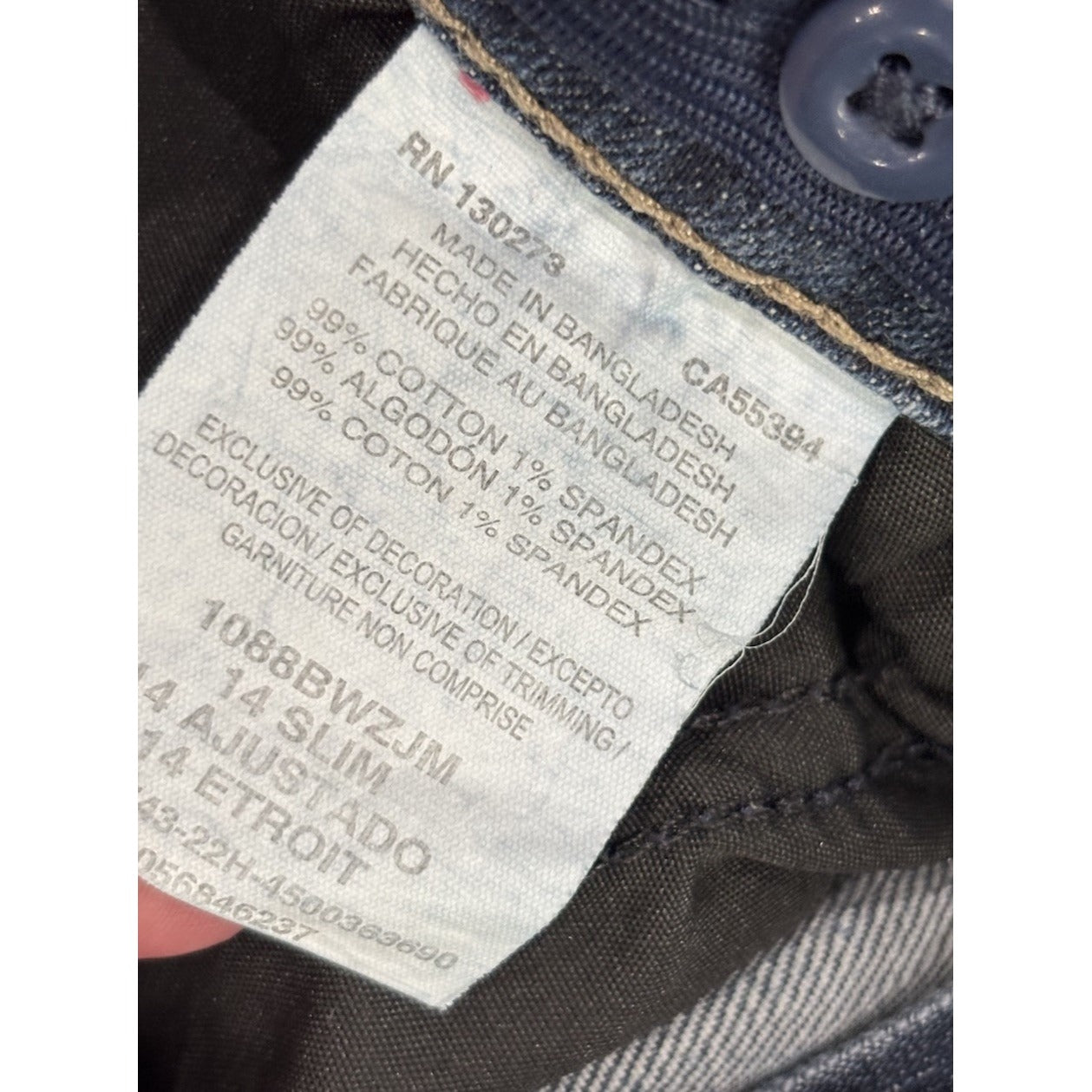 Wrangler Retro Slim Straight Adjustable Jeans Size 14