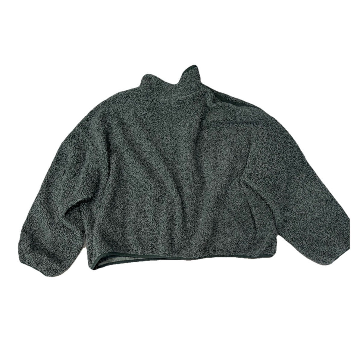Old Navy Sharpa Fleece Jacket Size 3X Dark Green