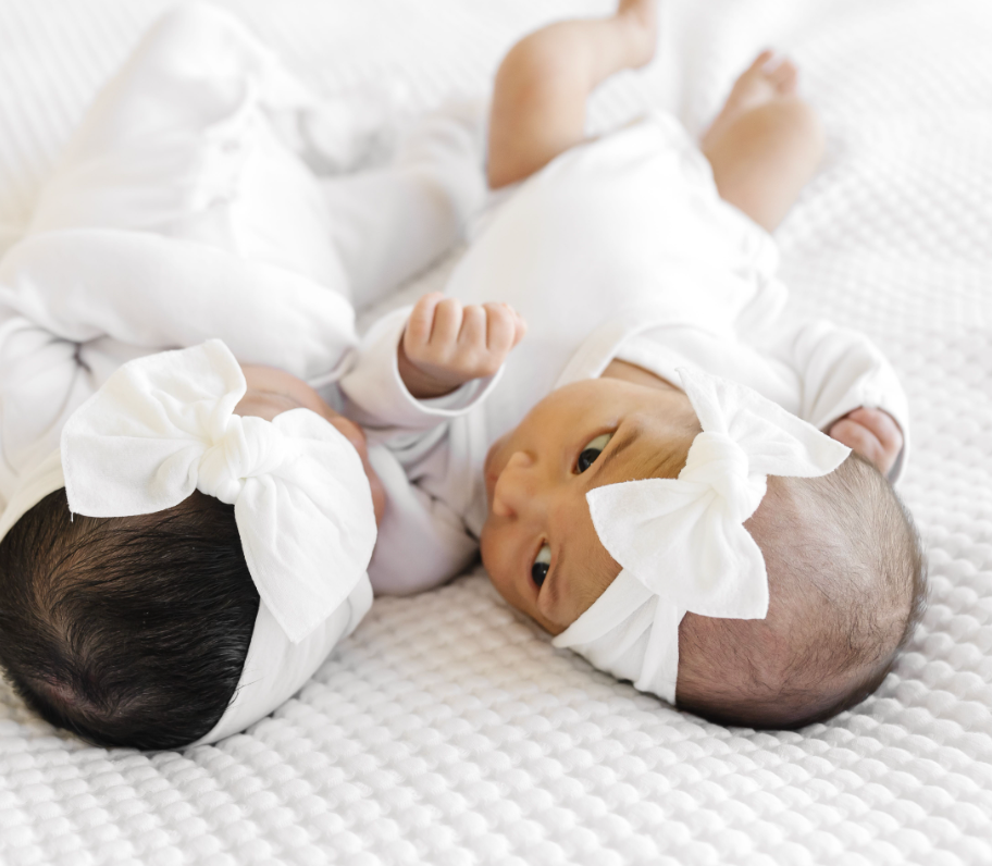 Baby Bling® Itty Bitty Knot small soft nylon bow headband